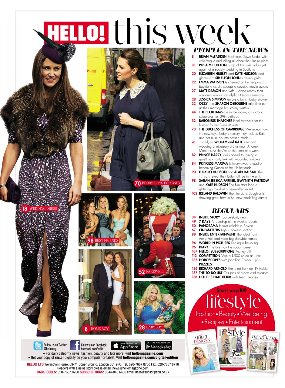 Hello! Magazine Preview Pages