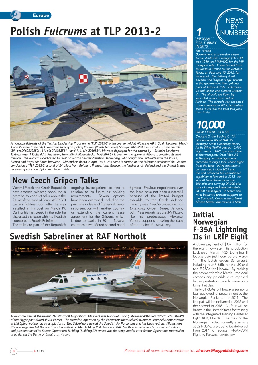 AIR International Preview Pages