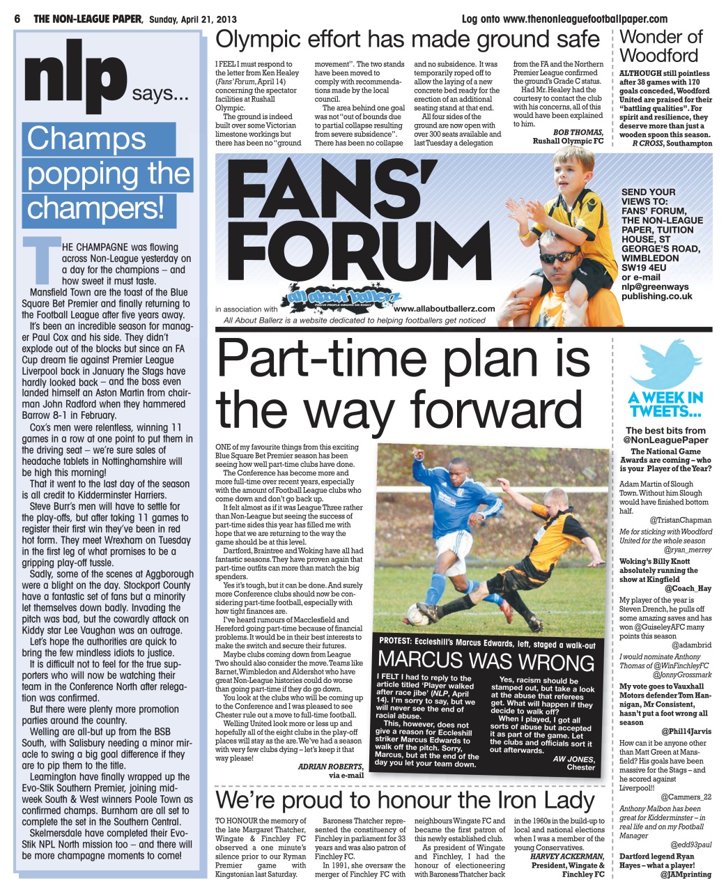 The Non-League Football Paper Preview Pages