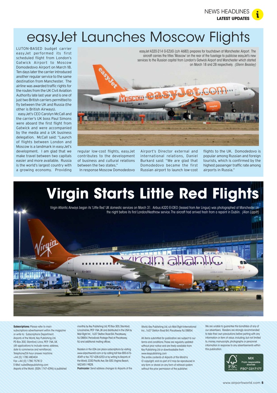 Airports of the World Preview Pages