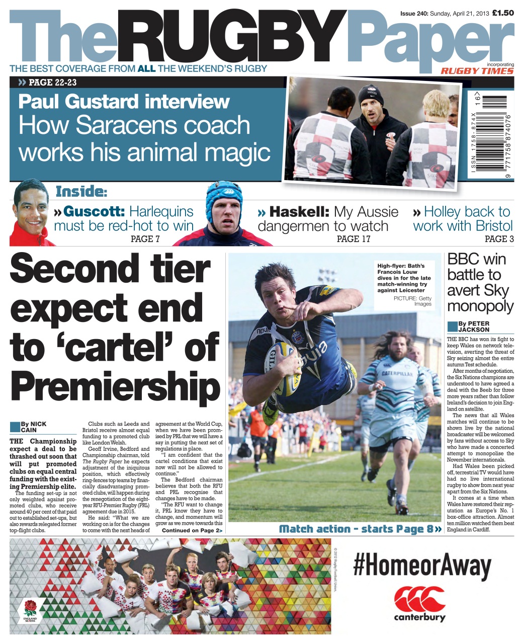 The Rugby Paper Preview Pages