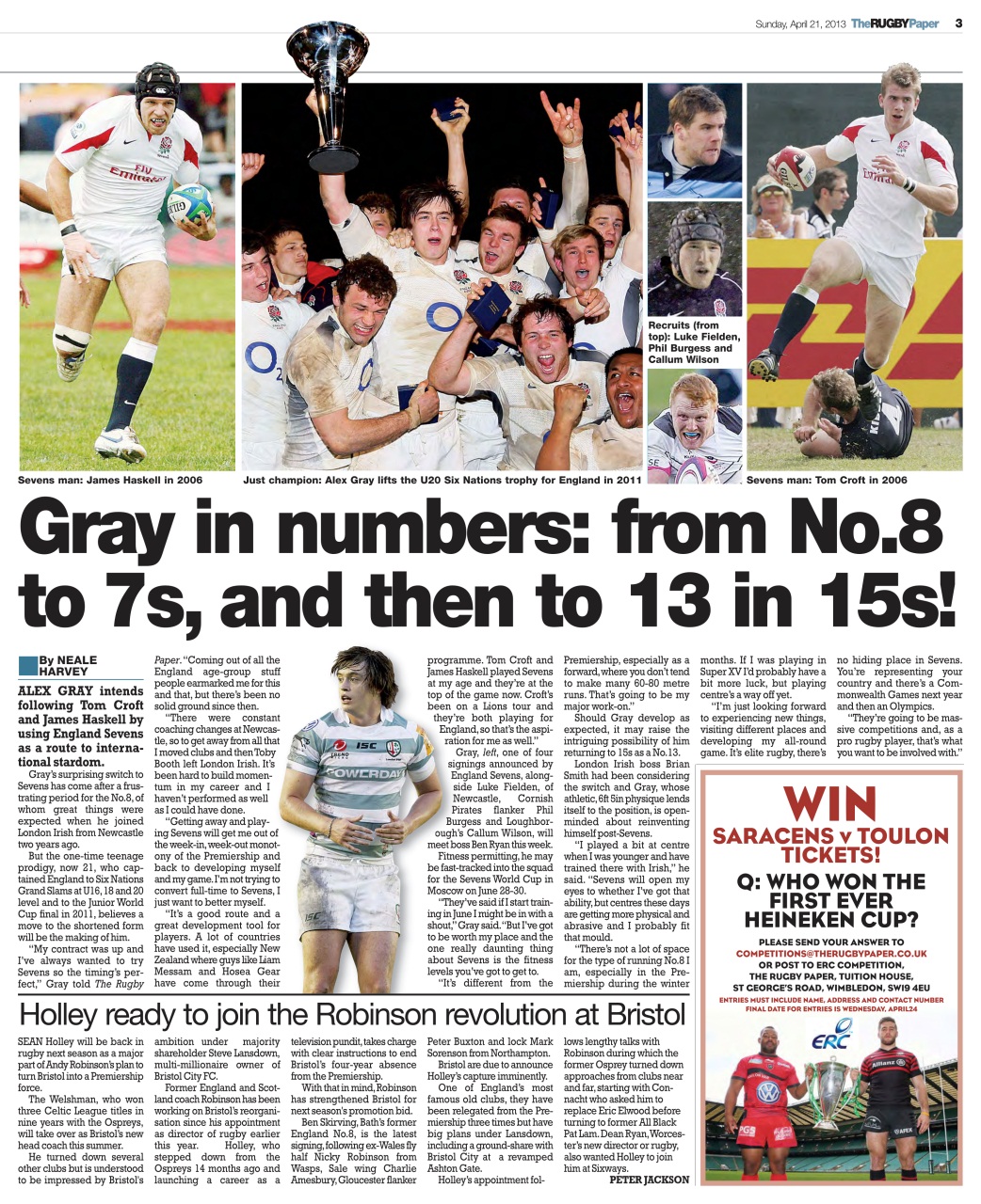 The Rugby Paper Preview Pages