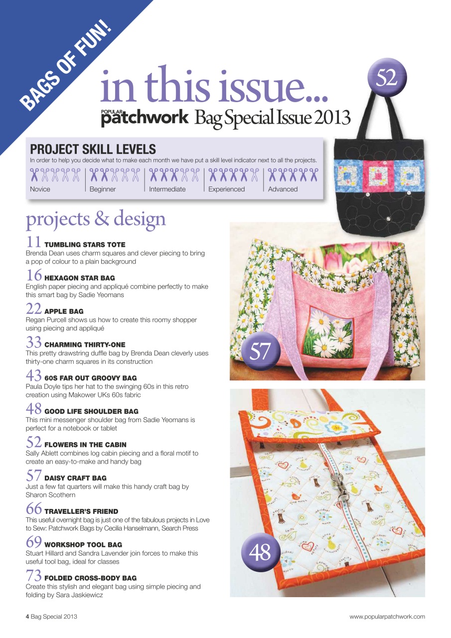 Popular Patchwork Magazine Preview Pages