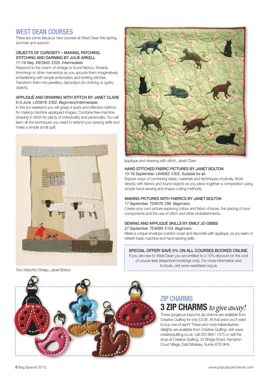 Popular Patchwork Magazine Preview Pages