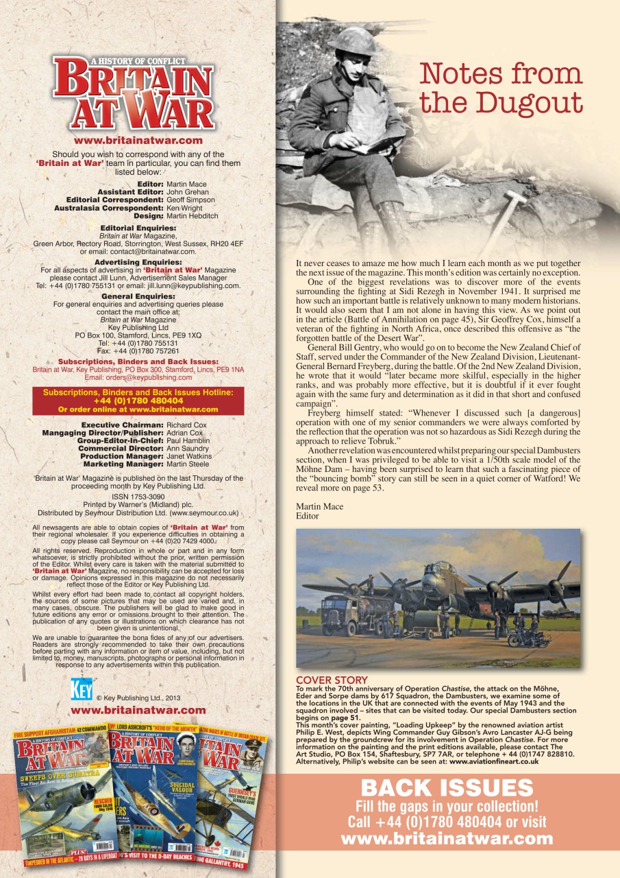 Britain at War Magazine Preview Pages