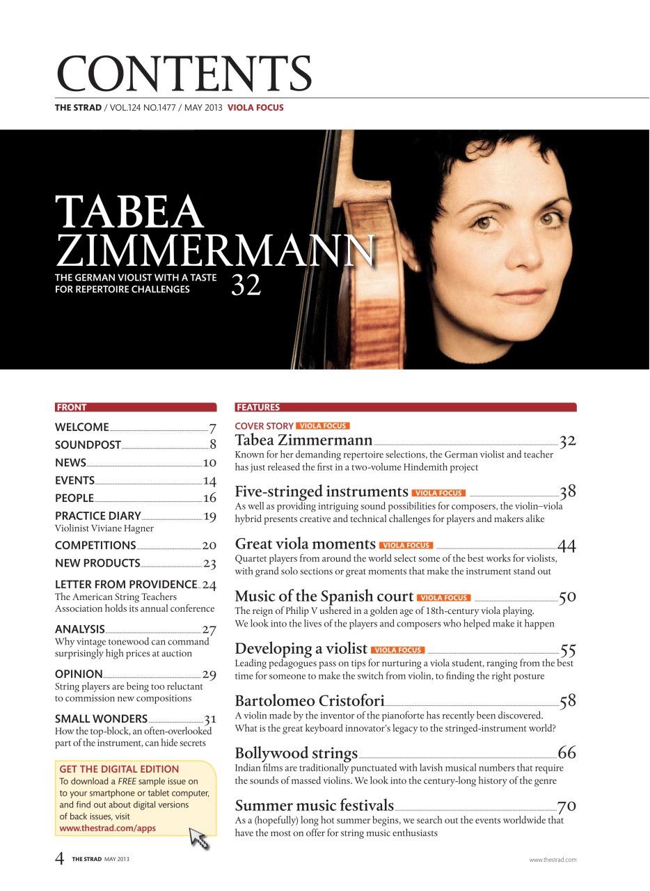 The Strad Preview Pages