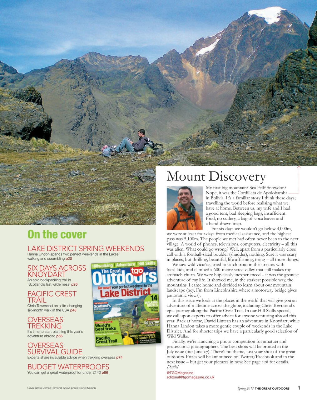 TGO - The Great Outdoors Magazine Preview Pages