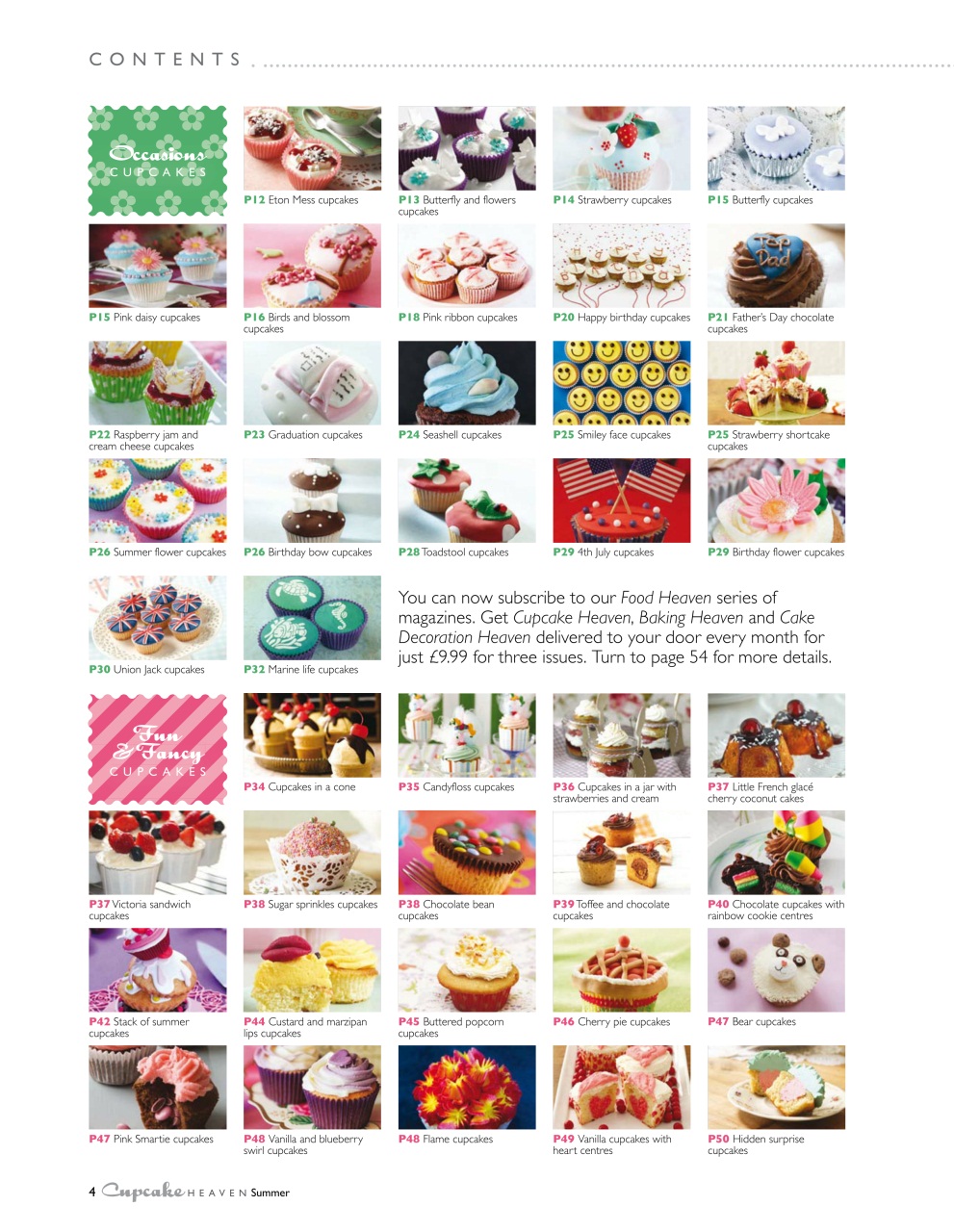Cupcake Heaven Preview Pages