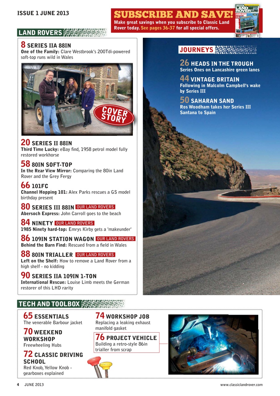 Classic Land Rover Magazine Preview Pages