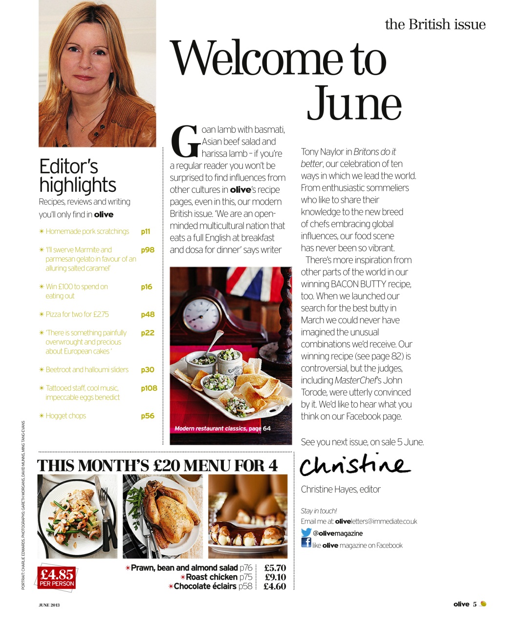 Olive Magazine Preview Pages