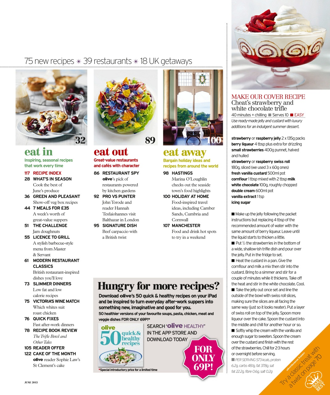 Olive Magazine Preview Pages