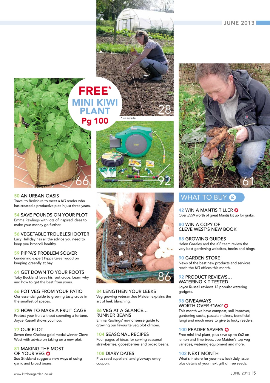 Kitchen Garden Magazine Preview Pages