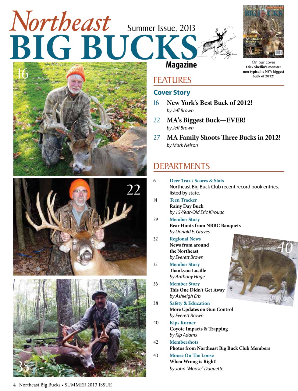 Northeast Big Bucks Preview Pages
