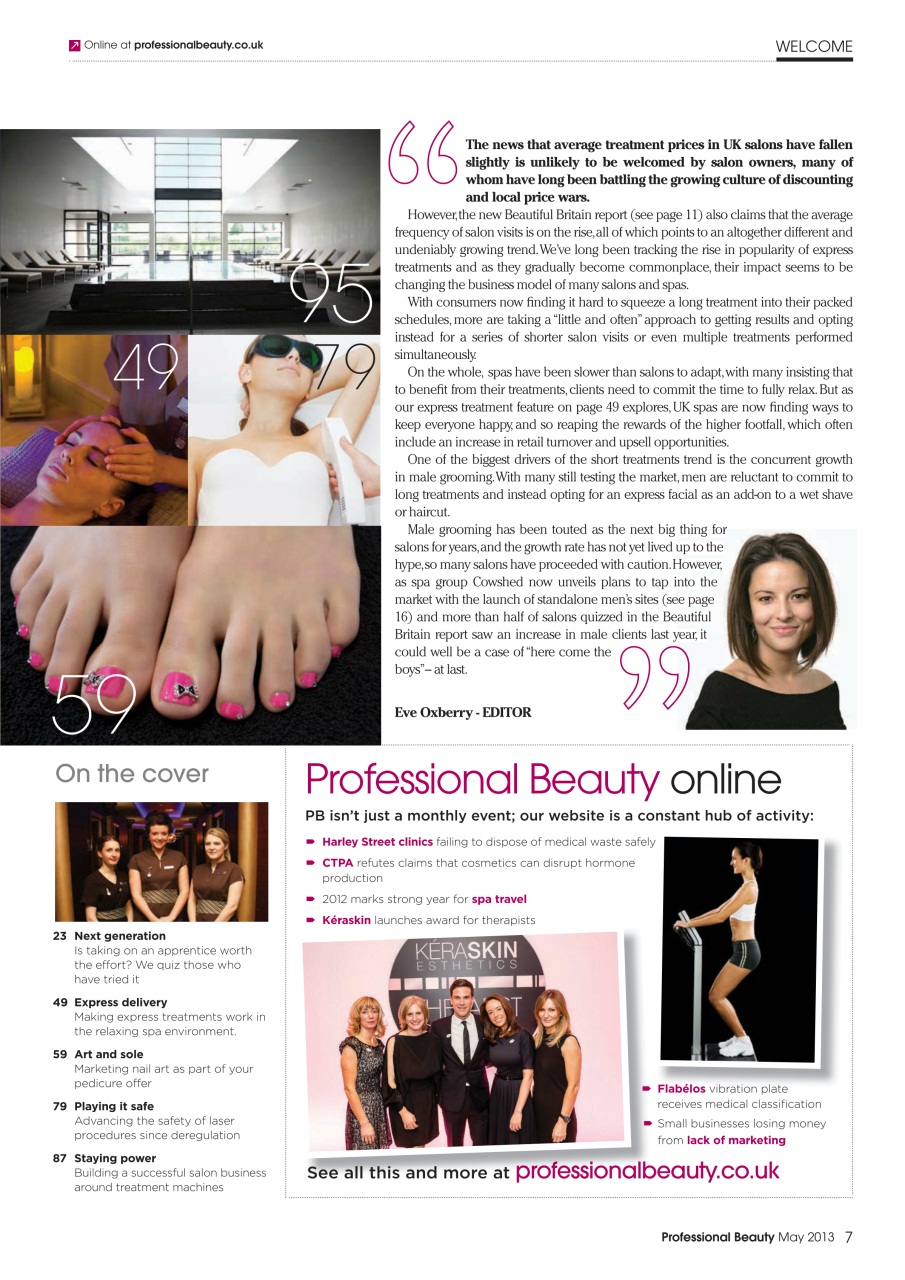 Professional Beauty Preview Pages