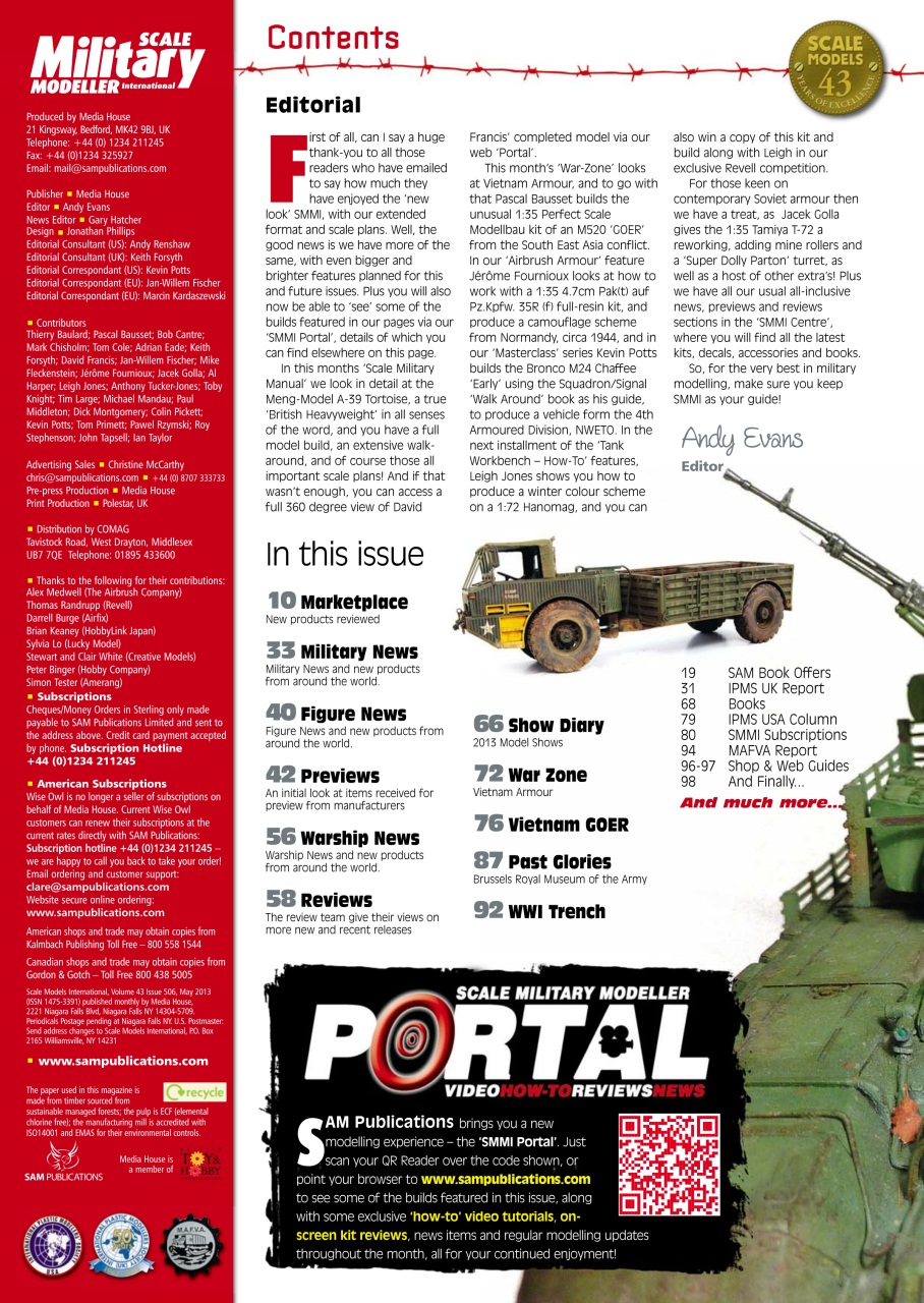 Scale Aviation and Military Modeller International (M) Preview Pages
