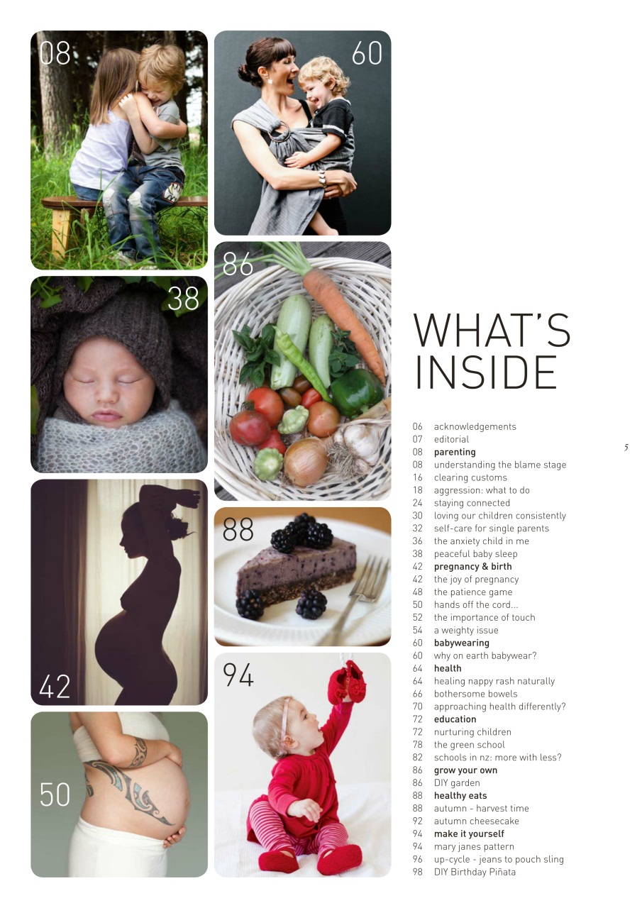 The Natural Parent Magazine Preview Pages