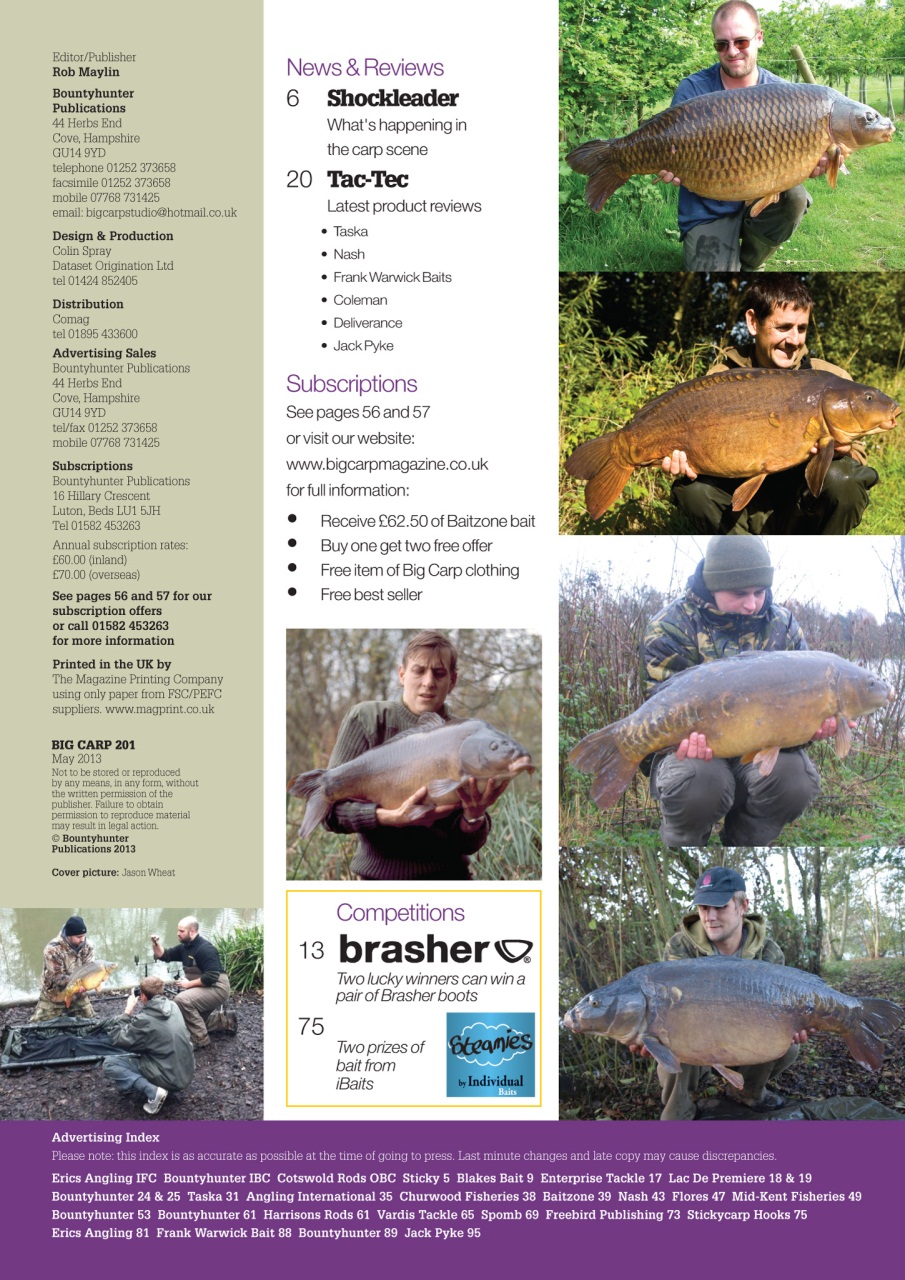 Big Carp Magazine Preview Pages
