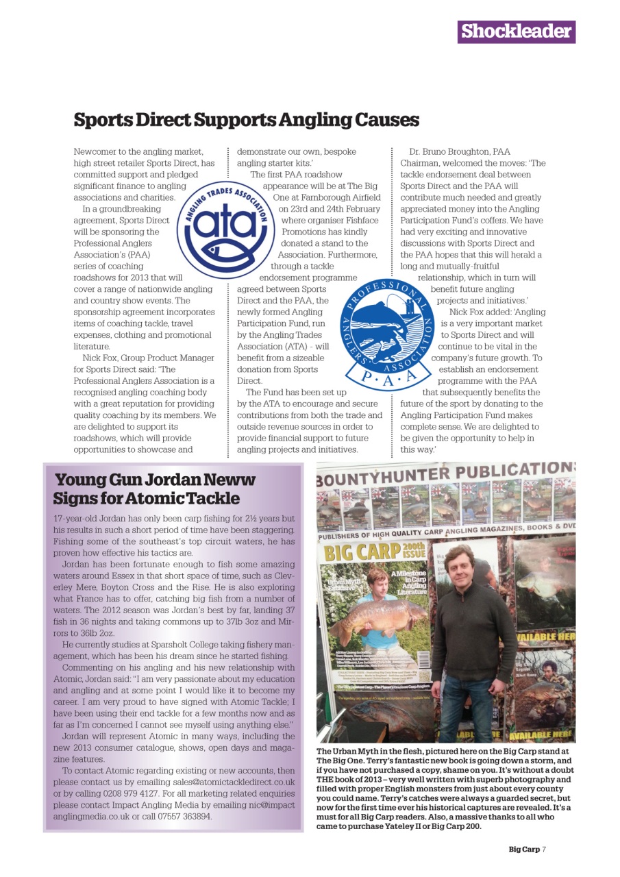 Big Carp Magazine Preview Pages
