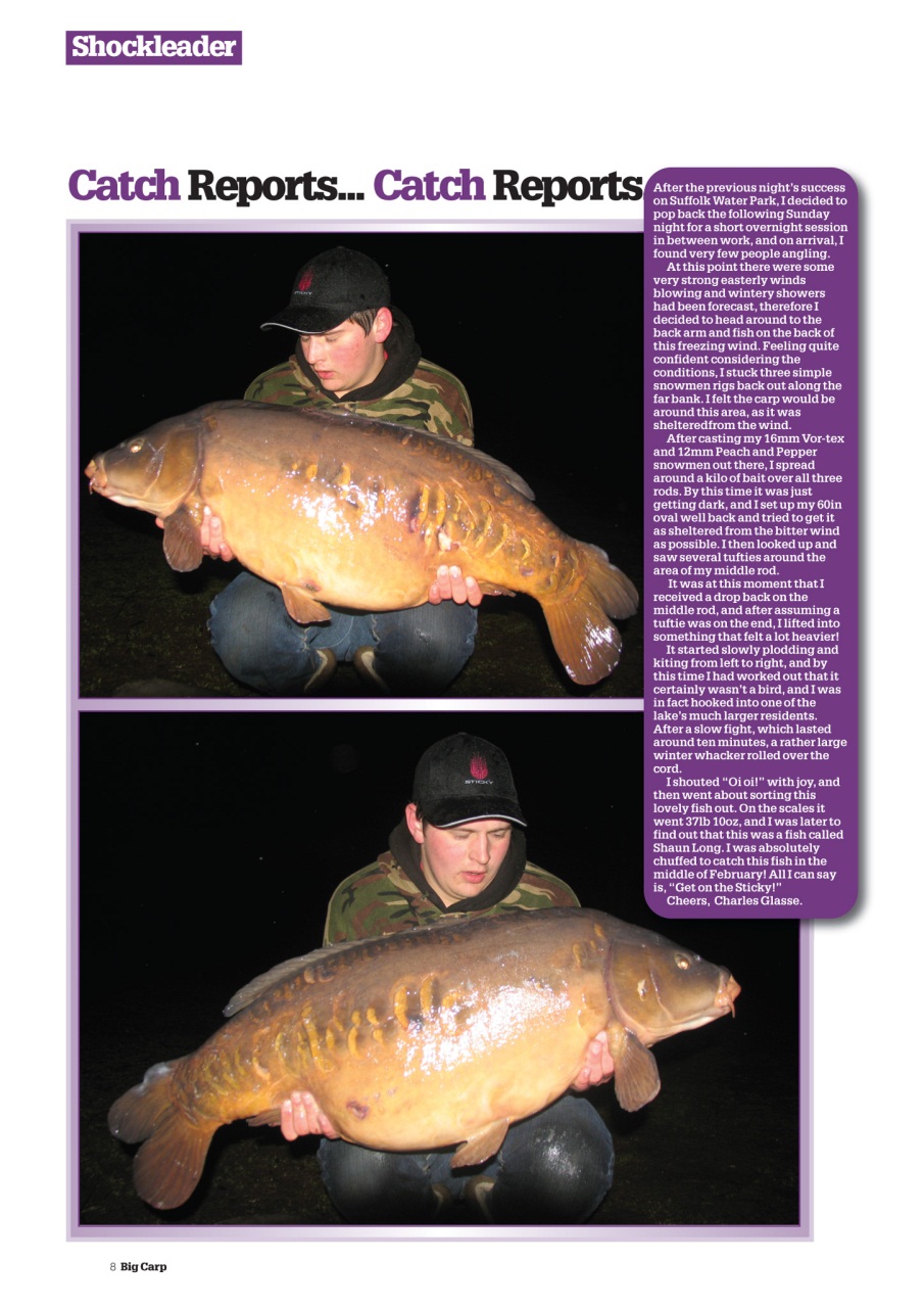 Big Carp Magazine Preview Pages
