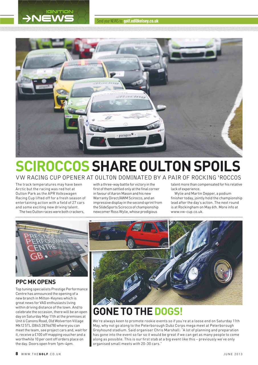 Volkswagen Golf + Preview Pages