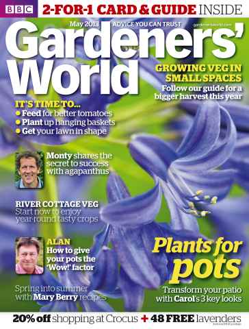 BBC Gardeners’ World Magazine issue May 2013