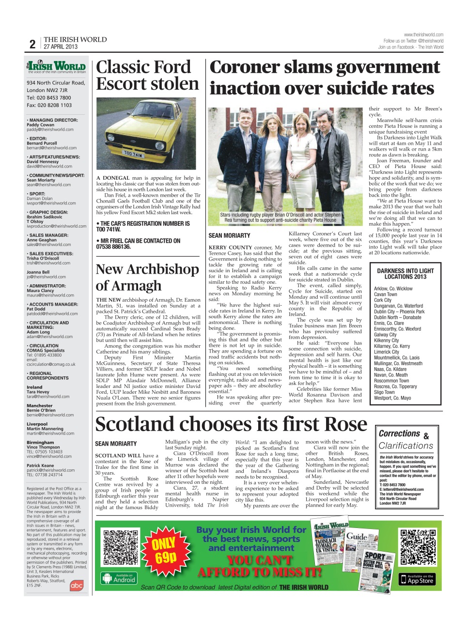 Irish World Preview Pages