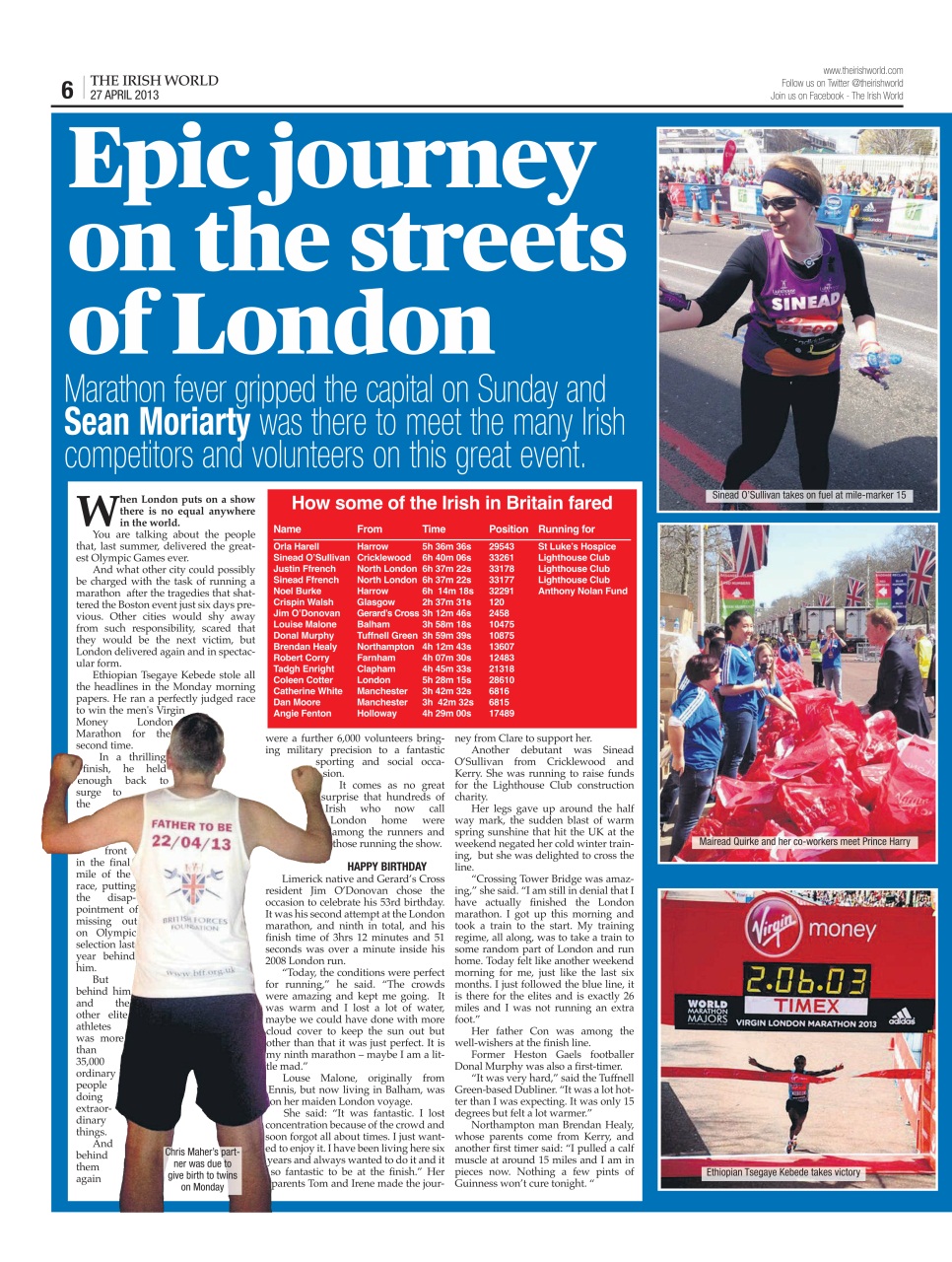 Irish World Preview Pages