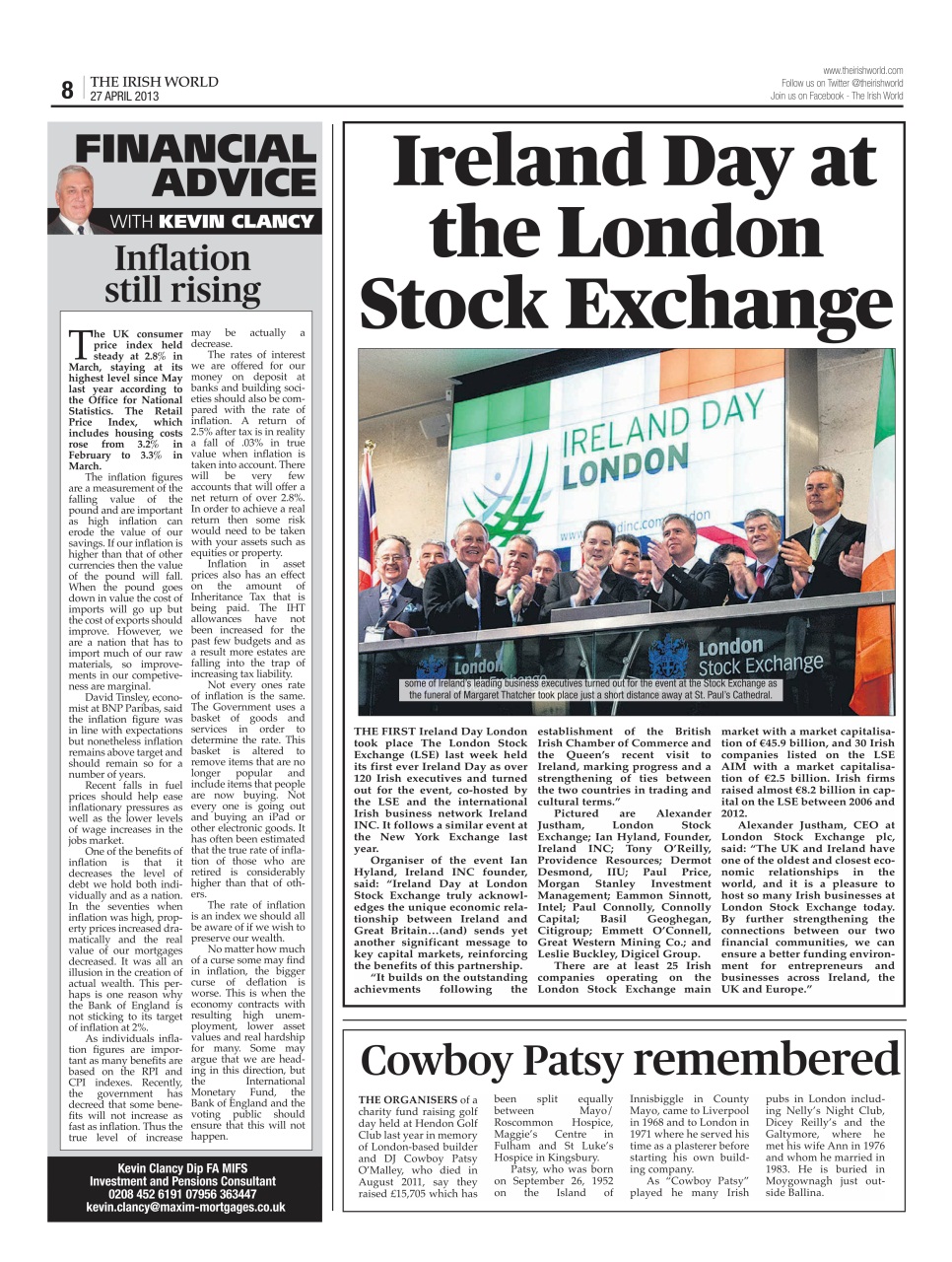 Irish World Preview Pages