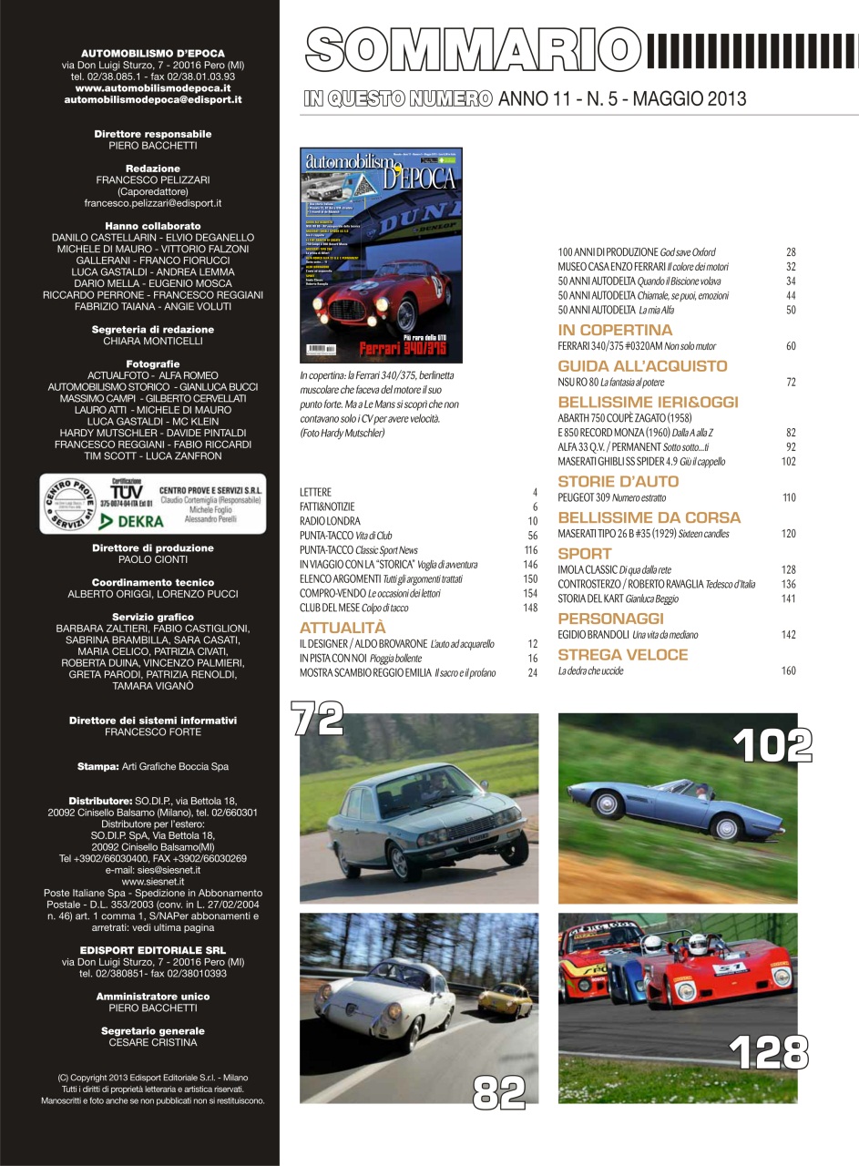 Automobilismo d'Epoca Preview Pages