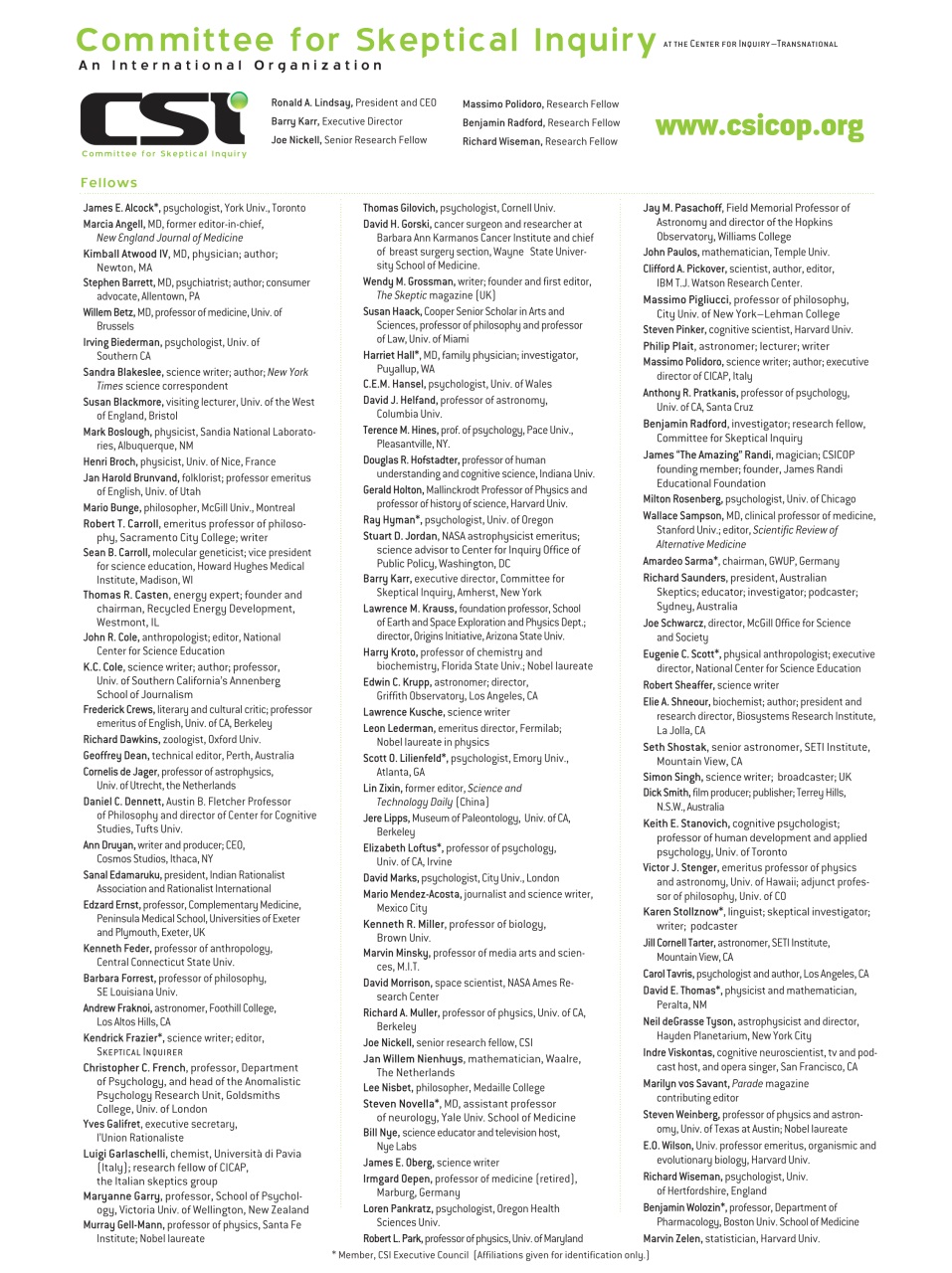 Skeptical Inquirer Preview Pages