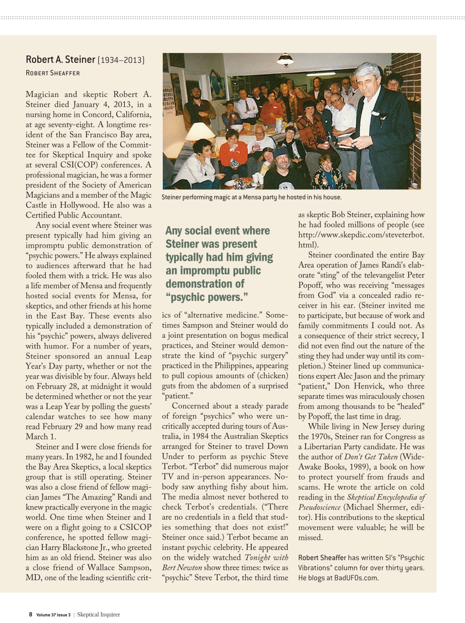 Skeptical Inquirer Preview Pages