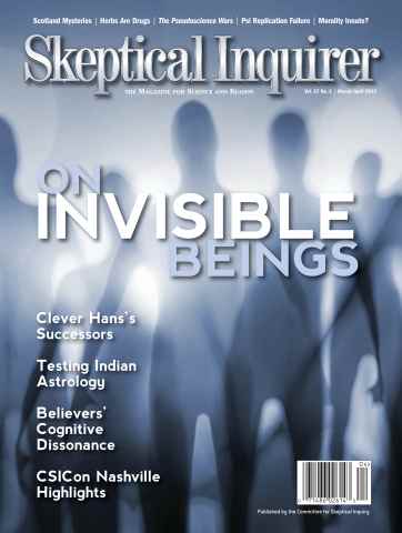 Skeptical Inquirer issue March April 2013