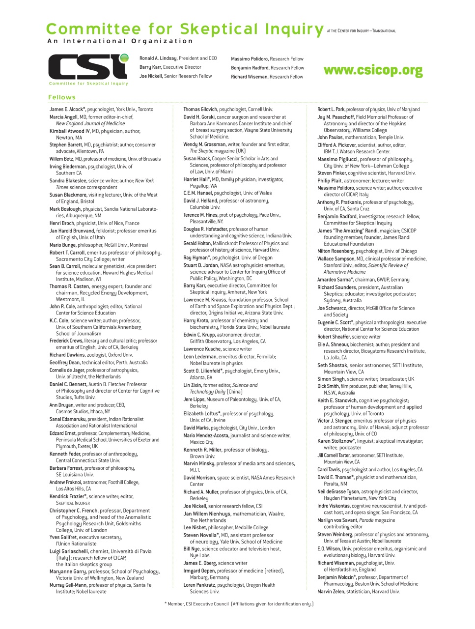 Skeptical Inquirer Preview Pages