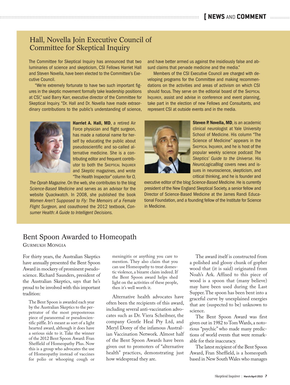 Skeptical Inquirer Preview Pages