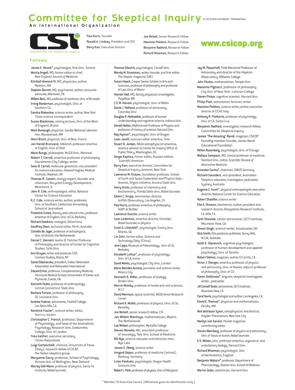 Skeptical Inquirer Preview Pages