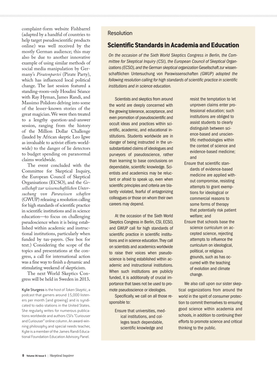 Skeptical Inquirer Preview Pages