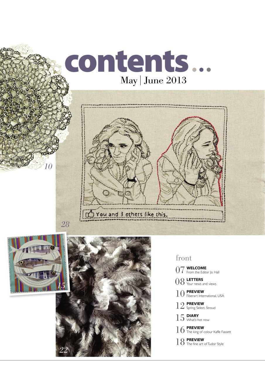 Embroidery Magazine Preview Pages