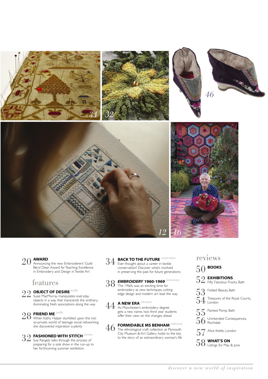 Embroidery Magazine Preview Pages