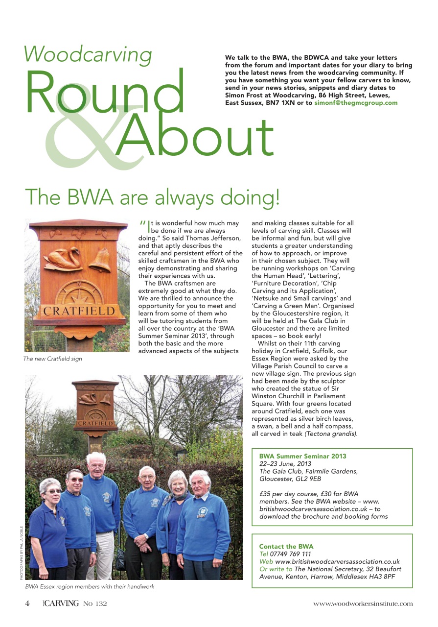 Woodcarving Preview Pages