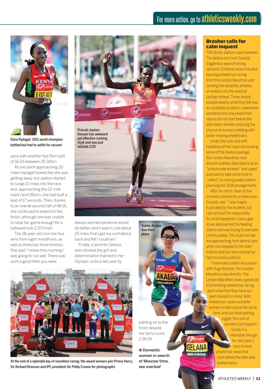 AW – Athletics Weekly Magazine Preview Pages