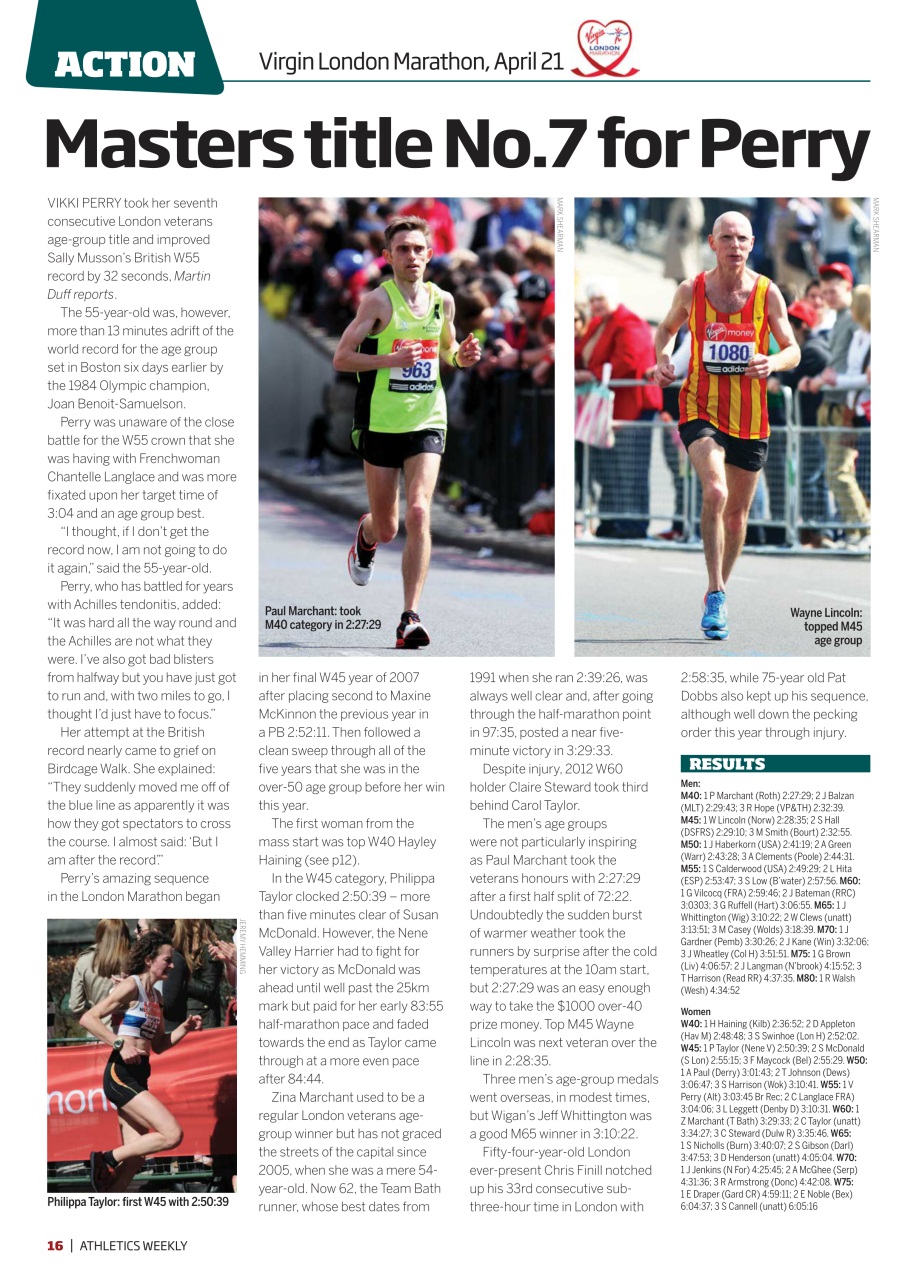 AW – Athletics Weekly Magazine Preview Pages