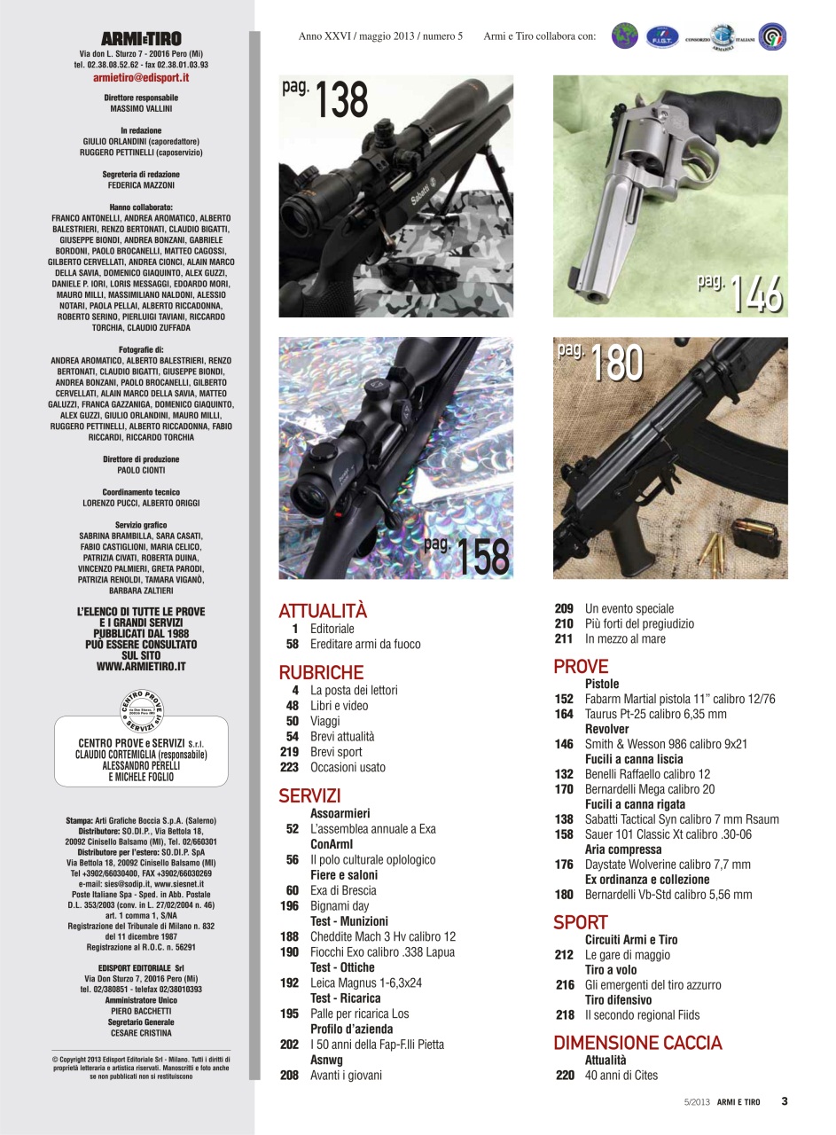 Armi E Tiro Preview Pages