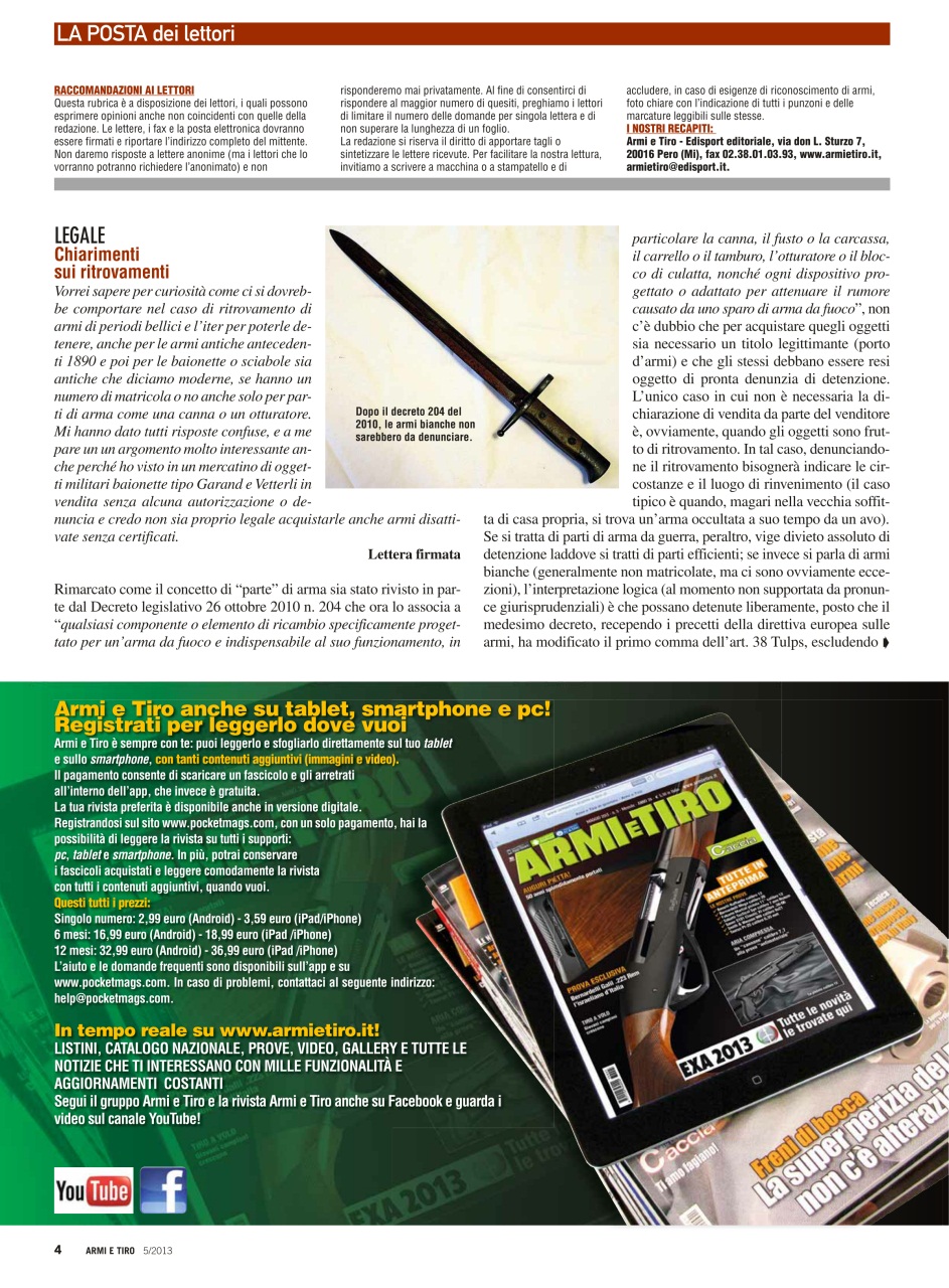 Armi E Tiro Preview Pages