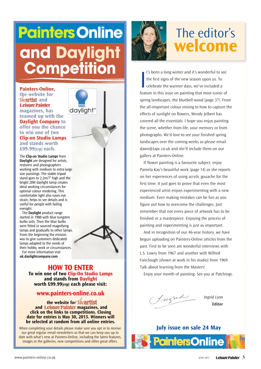 Leisure Painter & The Artist Preview Pages