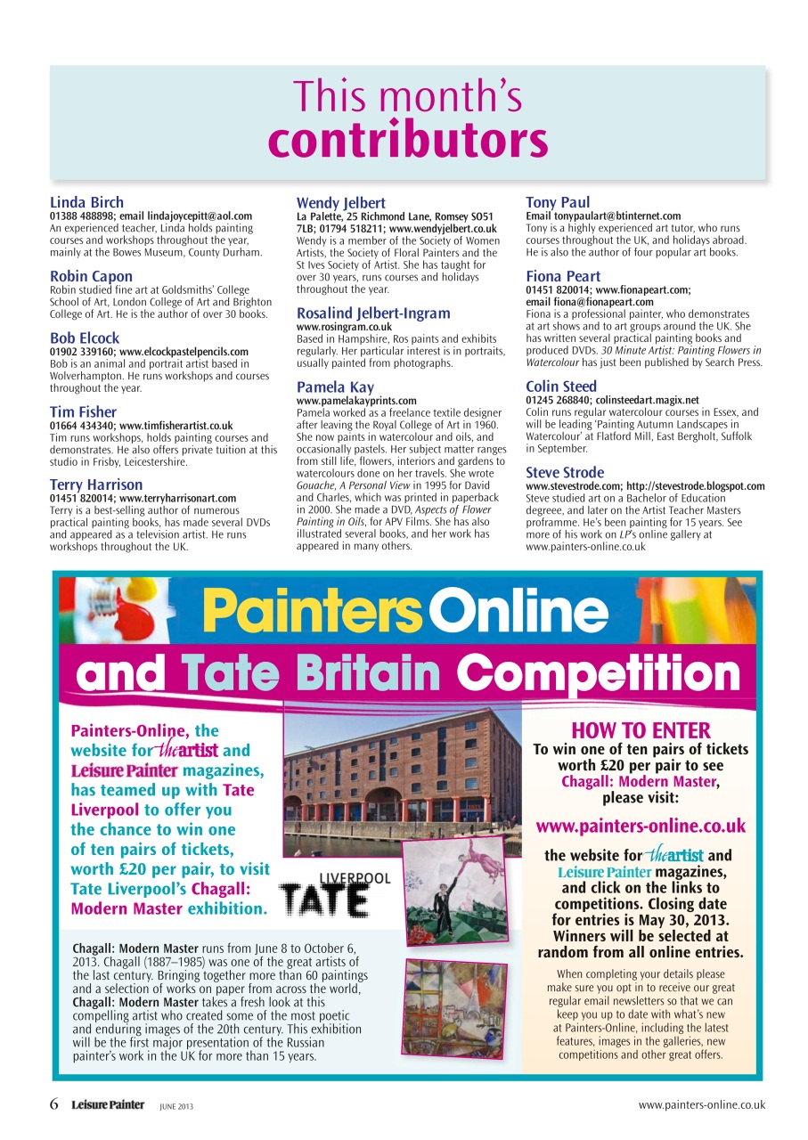 Leisure Painter & The Artist Preview Pages