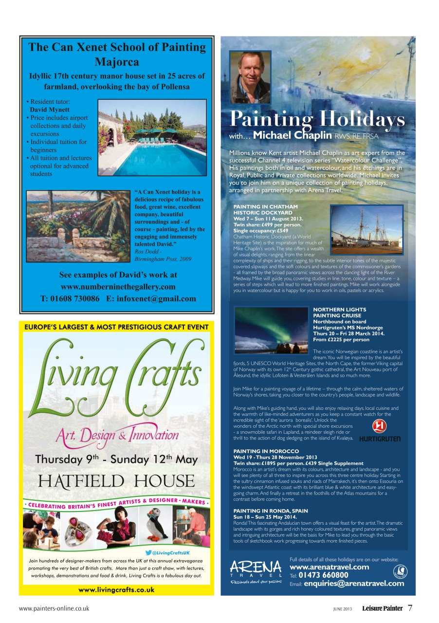 Leisure Painter & The Artist Preview Pages