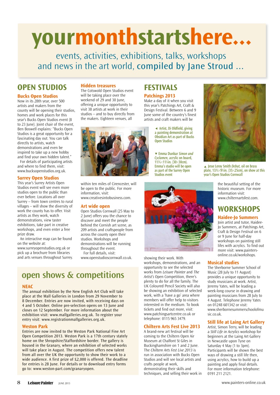 Leisure Painter & The Artist Preview Pages