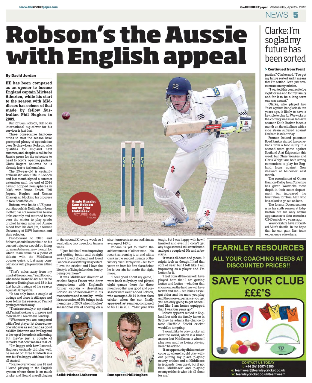 The Cricket Paper Preview Pages