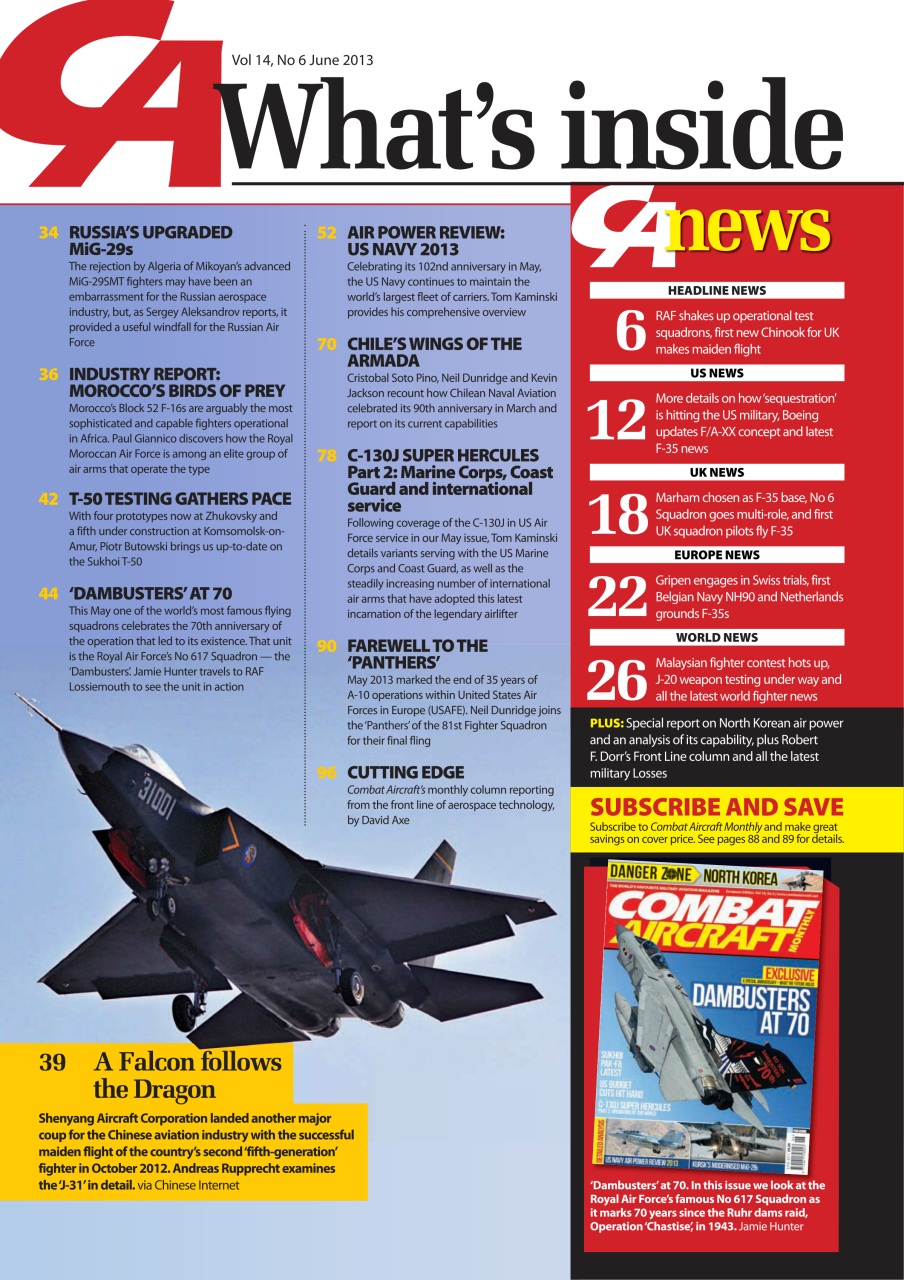 Combat Aircraft Journal Preview Pages