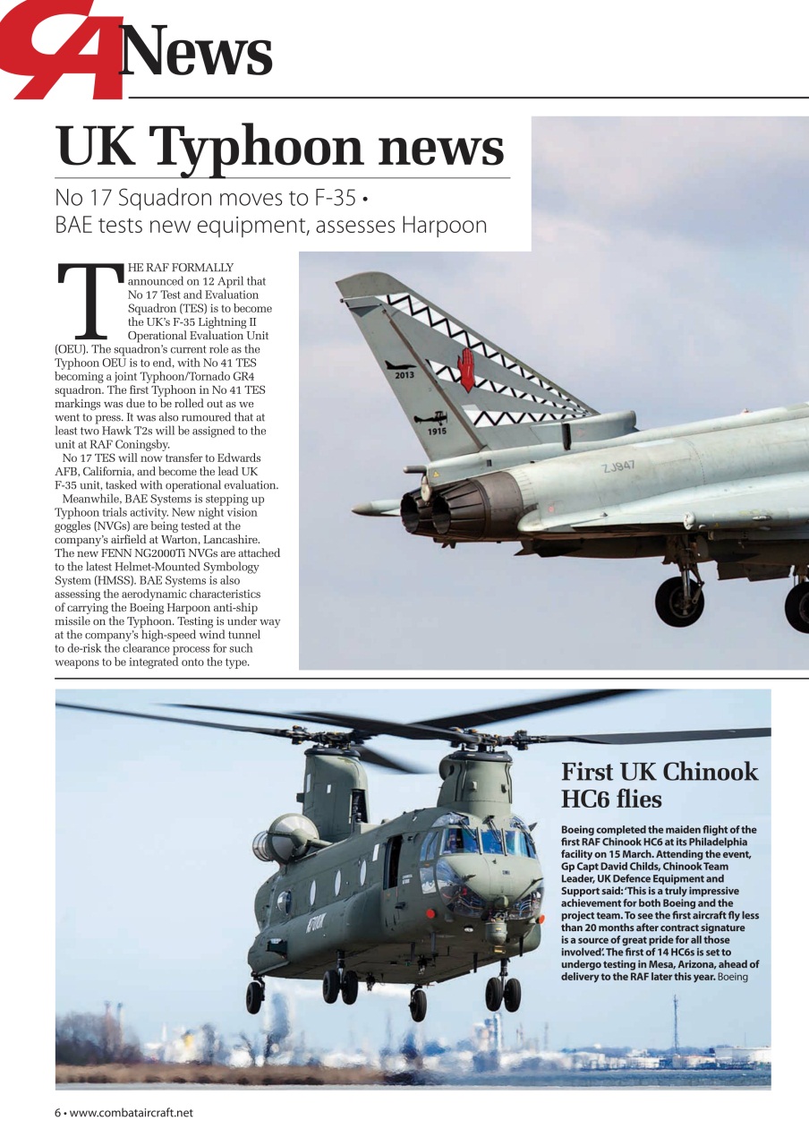 Combat Aircraft Journal Preview Pages